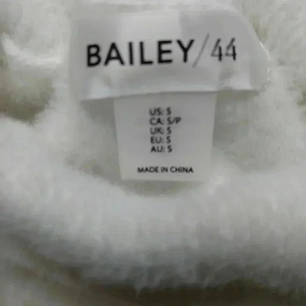 Bailey 44 Mock Neck Sweater Ivory/Small Gorgeous Soft Texture